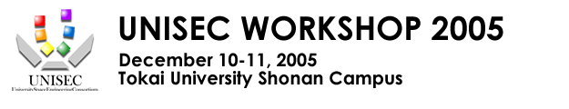 UNISEC WORKSHOP 2005