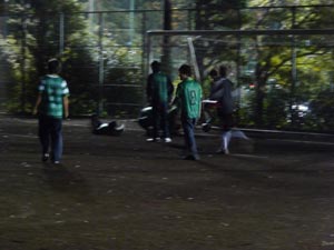 サッカーの様子